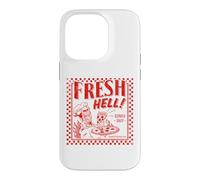 Pizza Satan "Fresh Hell" Satan Occult Satanic Lucifer Case for iPhone 14 Pro