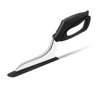 Pizza Scissors, Pizza Cutter Scissors with Firm Base and Comfortable Grip, Food Grade Stainless Steel Blades, Sharp Cutting Blades, Black