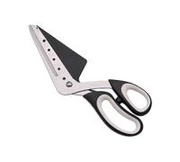 Pizza Scissors, Pizza Cutter with Peel, Sharp Food Grade Stainless Steel Blade and Soft Grip Handle, Multi-Function Kitchen Scissors, 27cm, Black -