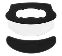 Pizza Scissors, Stainless Steel Sharp Blades for Pizza, Pies with Comfort Grip Handle, Black