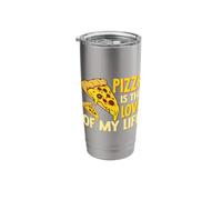 Pizza Slice Design for a Pizza Lover Stainless Steel Insulated Tumbler