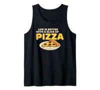 Pizza Slice Food Lover Retro Tank Top