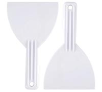 Pizza Spatula, Set of 2 Plastic Scrapers, Ideal for Pizza Dough, Scraping and Shaping, Perfect for Pizza Baking in the Kitchen for Rolling Out and Portioning Dough