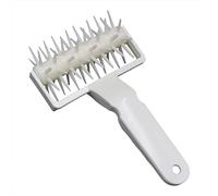 Pizza Spiked Roller Dough Puncturing Tool Docker Roller with Needle Spikes for Effortless Dough Hole Making Kitchen Baking Tool for Thin Crust Pizza Pastry Cookie Pie Bread Home Bakers