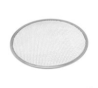 Pizza Stone Non Aluminum Mesh Pizza Screen Pasta Baking Tray Net, Fine Mesh Baking Tool for Even Heat Distribution, Thickened Polished Aluminum Bakeware, Compatible with 9 to 13(13 inch)