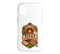 Pizza Stone Ready Backyard Oven Case for iPhone 16 Plus