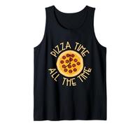 Pizza Time All The Time Pepperoni Lover Love Food Pizza Tank Top