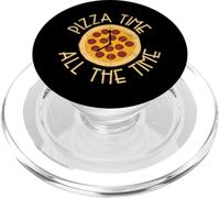 Pizza Time All The Time Pepperoni Lover Party Snack Foodie PopSockets PopGrip for MagSafe