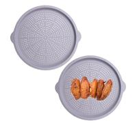 Pizza Tray With Holes - Non Stick Silicone Pizza Tray For Oven And Outdoor | Dishwasher Safe Kitchenware For Home & Sharing