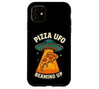 Pizza UFO Beaming Up Graphic Design Case for iPhone 11