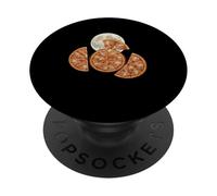 Pizza under the terrestrial moon for taco lovers PopSockets Adhesive PopGrip