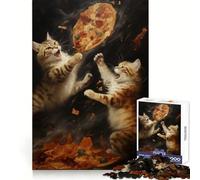 Pizza War Hard Jigsaw Puzzle for Adults 1000 Pieces Recall Boost Quiet Calm Smooth Cut Classic Gift (38x26cm)