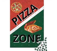 Pizza Zone Decor 1000-Piece Jigsaw Puzzle for Adults, 52x38cm/1000pcs, Relaxing Screen-Free Hobby, Evening Leisure And Puzzle Lovers
