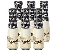 PizzaExpress Caesar Dressing 6 x 235ml Bottle - Caesar Salad Dressing - Made with Free Range Egg Yolks & Parmigiano Reggiano - Classic Restaurant Recipe - Perfect for Salads, Pasta & Vegetables