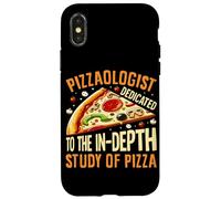 Pizzaologist Dedicated To The In-Depth Study Of Pizza Case for iPhone X/XS