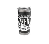 Pizzelle Italian Waffle Baking Live Pizzelle Theme Stainless Steel Insulated Tumbler