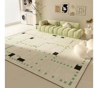 PIZZZENO Modern Luxury Carpets for Living Room Bedroom Decor Plush Fluffy Soft Lounge Rug Home Thickened Washable Floor Mat(100x160cm/E)