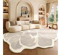 PIZZZENO Modern Style Bedroom Decor Line Irregular Shape Carpets for Living Room Fluffy Soft Lounge Floor Mat Home Thick Plush Rug,D,200X300cm