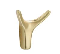 PIZZZENO Wall Hanging Clothes Hook Bedroom Robe Hook Door Coat Hanger Hook Kitchen Cabinet Storage Hook Towel Hook Bathroom Accessories,Brass Gold