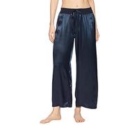 PJ Harlow Women's Jolie Capri Pajama Bottom, Navy Blue, XL