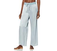 PJ Harlow Women's Jolie Satin Pant Pajama Bottoms, Morning Blue, X-Small