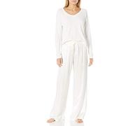 PJ Harlow Women's Jolie Satin Pant - white - S