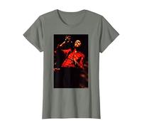 PJ Harvey Live On Stage by Andy Willsher T-Shirt, Women, Olive Heather, Large