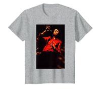 PJ Harvey Live On Stage by Andy Willsher T-Shirt, Youth, Heather Grey, Small