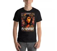 PJ Harvey T-Shirt Indie Alternative Rock Bands Unisex Tee Shirt Black S