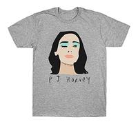 Pj Harvey T Shirt Indie Punk Alternative Rock Music Gray M