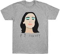 Pj Harvey T Shirt Indie Punk Alternative Rock Music Gray XL Black L