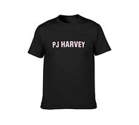 Pj Harvey Unisex 100% Cotton Short-Sleeve T-Shirts Black M