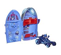 PJ Masks 2-in-1 HQ Playset, Headquarters and Rocket Preschool Toy with Action Figure and Vehicle for Kids Ages 3 and Up