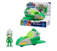 PJ Masks 95823 Vehicles Save The Sky Mobile, Gekko Figure and Car, Green, Multicolor, M