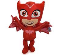 PJ Masks Amaya Owl Plush Toy - Height 35 cm - Red Colour - Super Pyjamas
