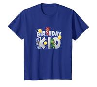 PJ Masks Birthday Kid Catboy Owlette & Gekko Youth T-Shirt, Youth, Royal Blue, Small
