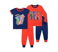 PJ Masks Boys Catboy Gekko Owlette Pyjamas Pack of 2 Snuggle Fit Multicoloured Age 6 to 7 Years