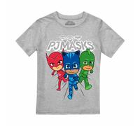 PJ Masks Boys Heroes Trio Heather T-Shirt