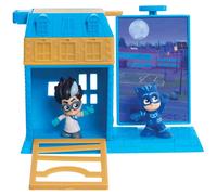 PJ Masks Night Time Micros Trap & Escape Playset - Catboy & Romeo