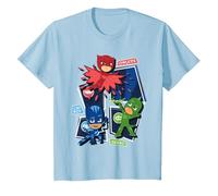 PJ Masks Character Action Pose Graphic T-Shirt, Youth, Baby Blue, 2T