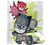PJ Masks Comic Group Splash Silky Touch Blanket, 152 x 127 cm, 50" x 60"