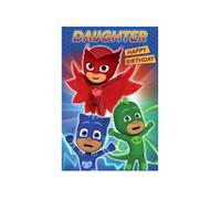 PJ Masks Daughter Birthday Card PJ Masks Multicolor