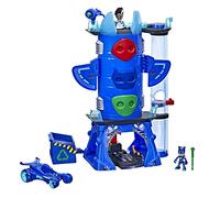 PJ Masks Deluxe Battle HQ Preschool Toy, Headquarters Playset with 2 Action Figures and Vehicle for Kids Ages 3 and Up