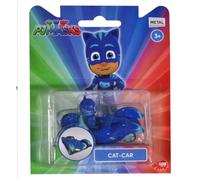 PJ Masks Die-Cast Metal Vehicle 7cm Car With Micro Figure - Cat-Car