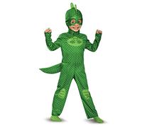 PJ Masks Gecco Classic Toddler Dress-Up Costume by Disguise for Boys, Officially Licensed Outfit Featuring Gecco's Iconic Green Suit, Great for Playtime & Parties