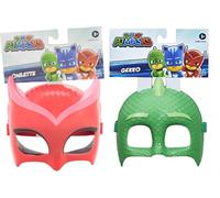 PJ Masks Gekko and Owlette Face Masks with Adjustable Elastic Ages 3+