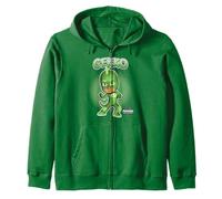 PJ Masks Gekko Comic Style Pose Panel Logo Zip Hoodie
