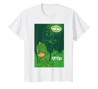PJ Masks Gekko Superhero Power T-Shirt, Youth, White, Small
