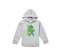 PJ Masks Gekko Youth Kids Pull-Over Hoodie, Athletic Heather Hasbro Grey 9-11 Years