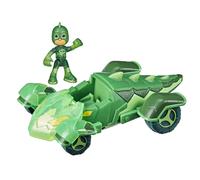 PJ Masks Glow & Go Gekko-Mobile Light Up Car with Gekko Figure - Preschool Superhero Toy for 3+ Kids F2137FF2